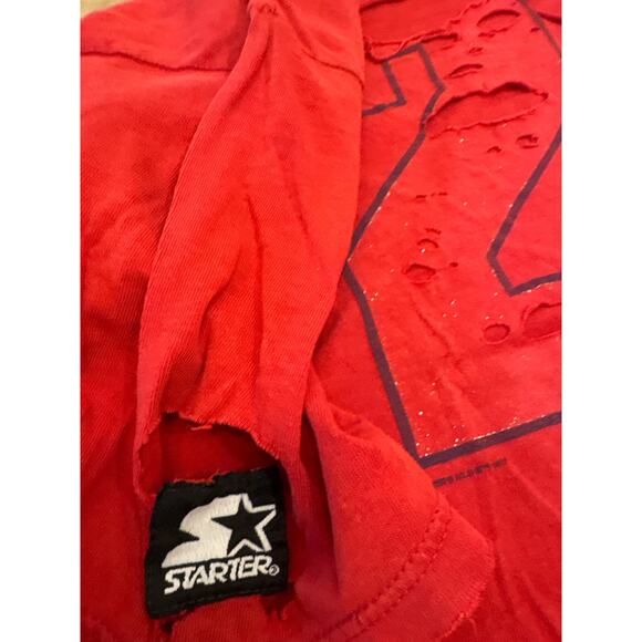 Vintage 1997 Marc McGwire Cardinals thrashed starter shirt Large USA distressed - Picture 5 of 6